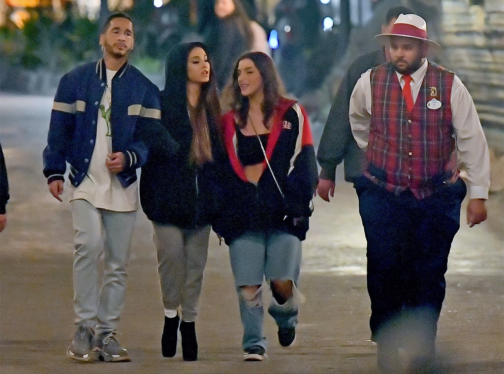 Ariana Grande and Mikey Foster Link Arms in Disneyland - E! Online